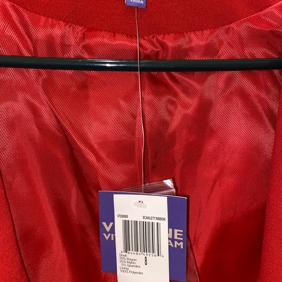 Vivienne Tam Red Double Breasted Blazer - Picture 10 of 11